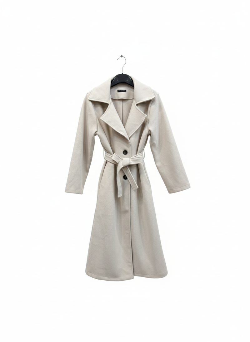 Chaqueta de mujer - Abrigo de mujer con corbata - XS